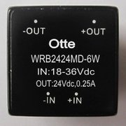 宽电压24V转24V DCDC隔离电源模块 WRB2424MD-6W WRB2424MD-5W