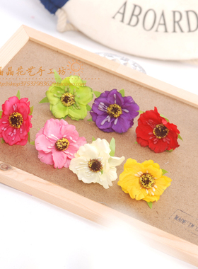 波西米亚风花朵海边度假写真戒指