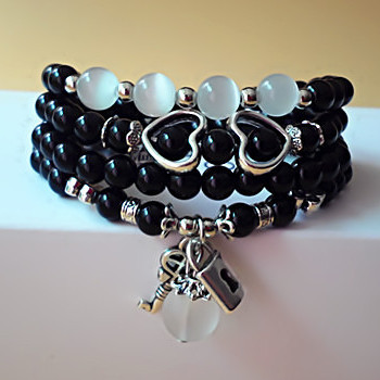 S395天然水晶串珠手链