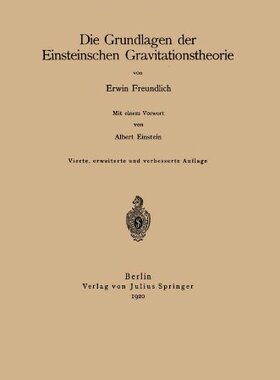 【预订】Die Grundlagen Der Einsteinschen Gra...