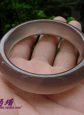 巴西玛瑙纯天然玉髓通透手镯