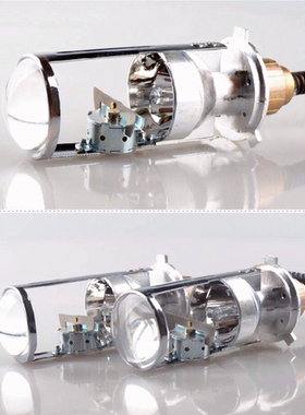 h4免拆直接安装无损迷你超亮聚光透镜配海蓝星快启速亮氙气大灯