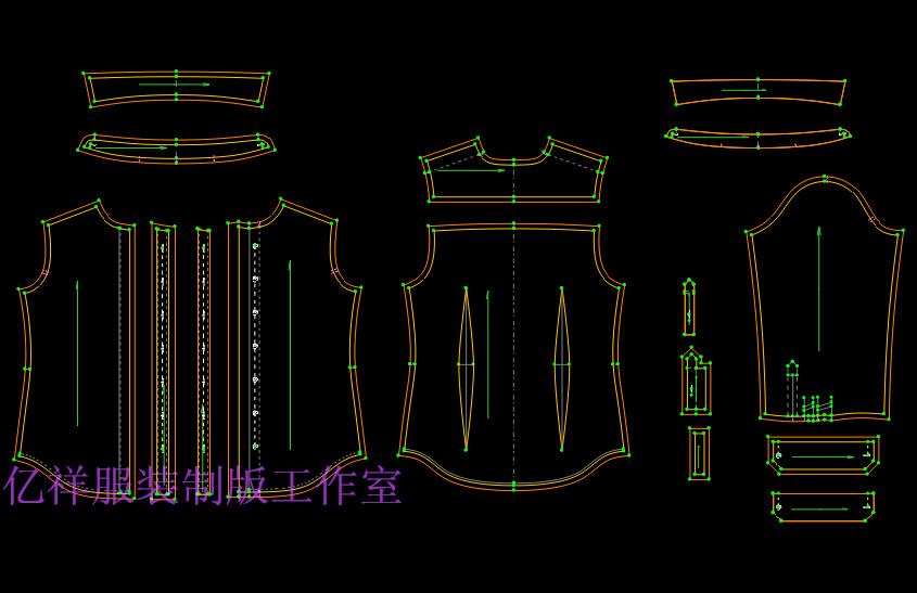男女服装看图制版打样CAD打板定制纸板时装衬衫来图打版样衣制作