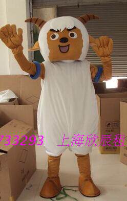 上海卡通人偶服装喜羊羊懒羊羊沸羊羊村长卡通人偶年会卡通服装租