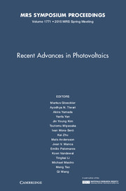 【预订】Recent Advances in Photovoltaics