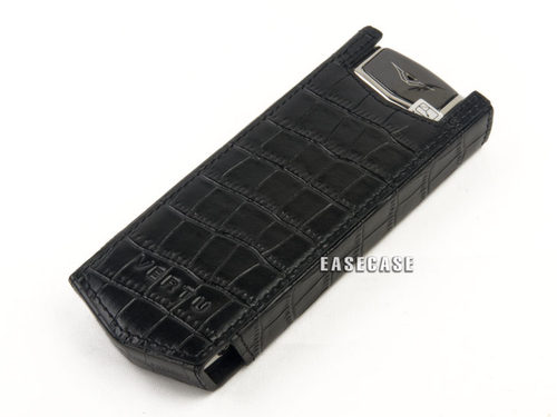 A1款EASECASE定制VERTU威图总裁签名版Signature S皮套手机套黑色