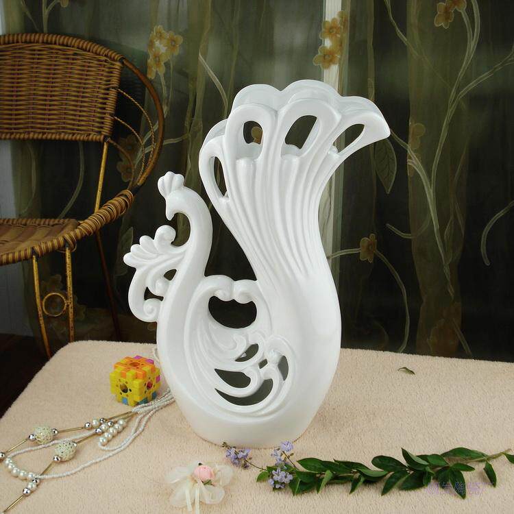 欧式风摆件客厅台面插花瓶工艺品