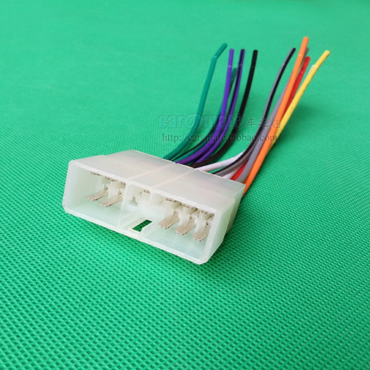 五菱之光 五菱荣光音响改装免剪原车插头用母插头 改装线 母插头