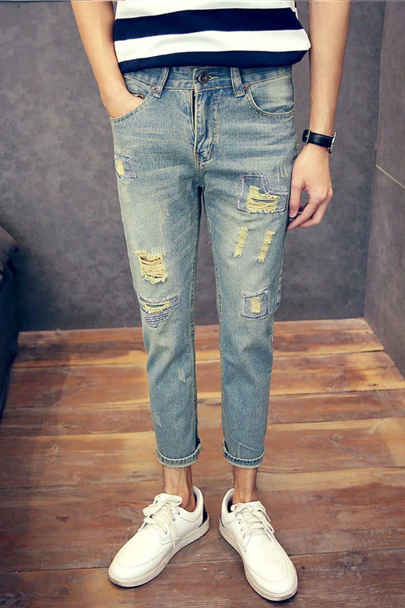 Jeans pour adolescent Sarouel en coton pour été - Ref 1469903 Image 6