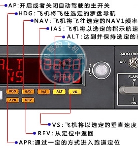 飞机哥saitek赛钛客fsx P3D自动驾驶面板 Pro Flight Multi Panel