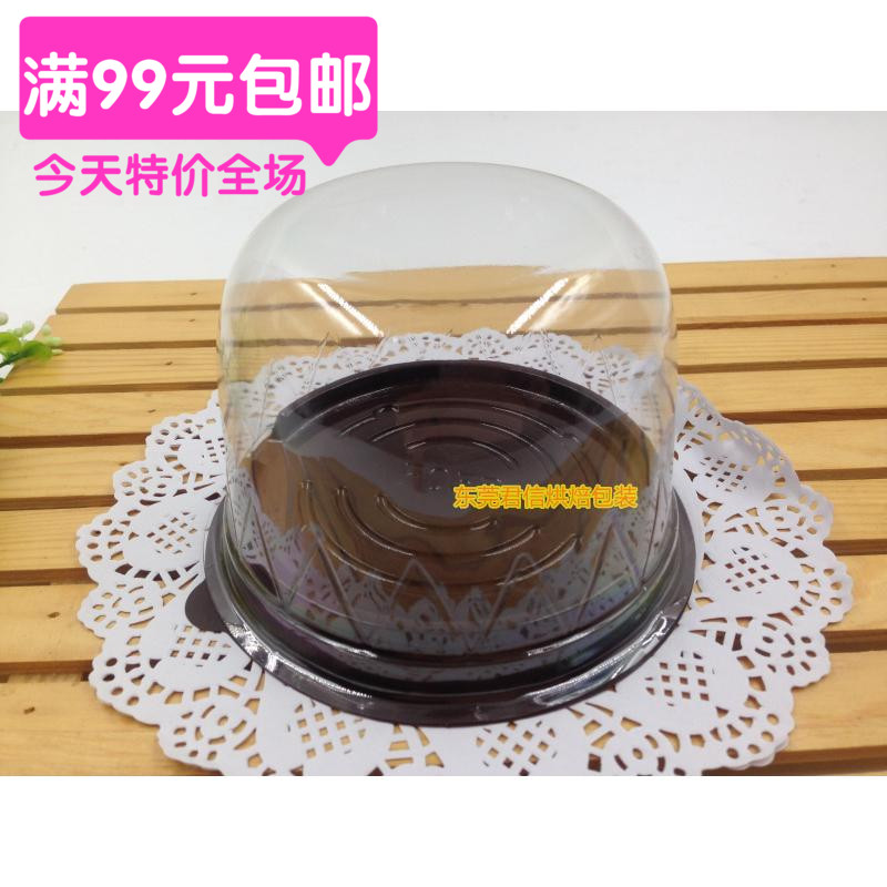 F057乳酪 芝士 圆形小蛋糕盒 面包 西点 点心盒 烘焙包装盒 100套