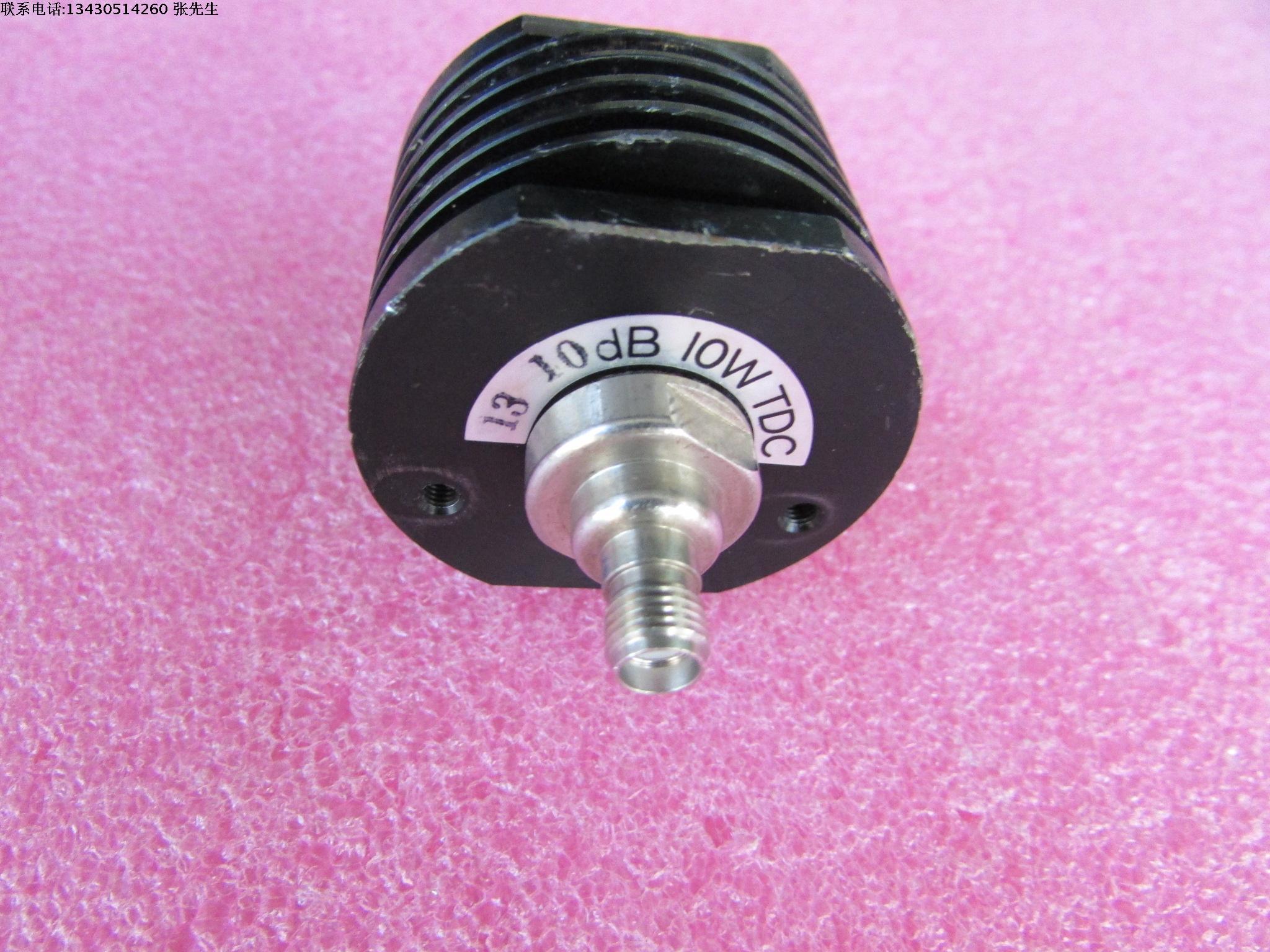 TDC进口   10dB 10W DC-12.4GHz SMA 射频微波同轴固定衰减器  品牌：TDC 型号： 10dB 10W DC-12.4GHz SMA 频率范围：DC- 12.4GHz 衰减值： 10dB 衰减精度：±0.6dB 平均功率(Max)：10 W 连接器形式：SMA Fema