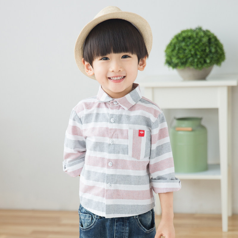 Chemise garcon à manche longue - Ref 2073162 Image 1