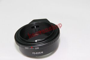 FD-EOS M 佳能FD镜头转佳能EOS M/M2/M3/M10 微单转接环 带脚架座