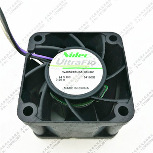 4028 24V 0.25A Nidec 变频器 08J561 4cm 散热风扇 W40S24BUA5