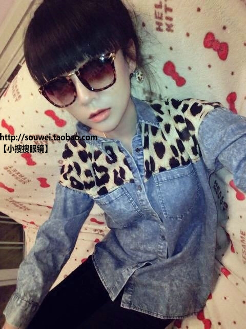 奔跑吧兄弟同款墨镜林志玲太阳镜权志龙水原希子街拍网红太阳眼镜