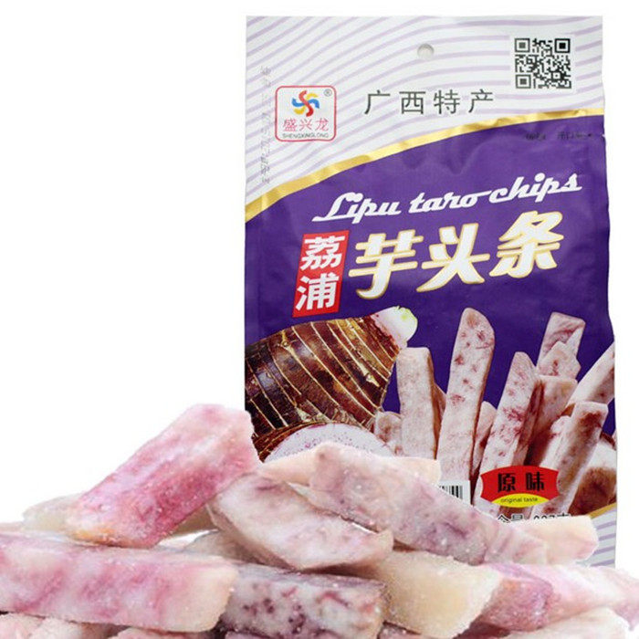 盛兴龙荔浦芋头条227g*8袋长辈送礼桂林特产原味番茄葱香味