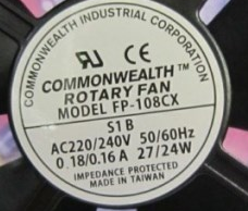 台湾原装三协变频器风扇FP-108CX-S1-B 160*150*38mm 17238  220V