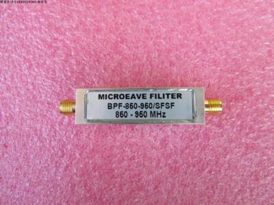 BPF-850-950/SFSF  850-950MHz SMA母 射频微波同轴带通滤波器