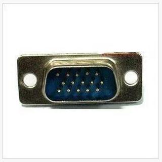 公头 DB15 三排 DB15连接头 DB15 VGA立式焊接头 180度