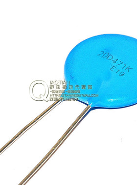 桥田|压敏电阻 20D471K  (50只)