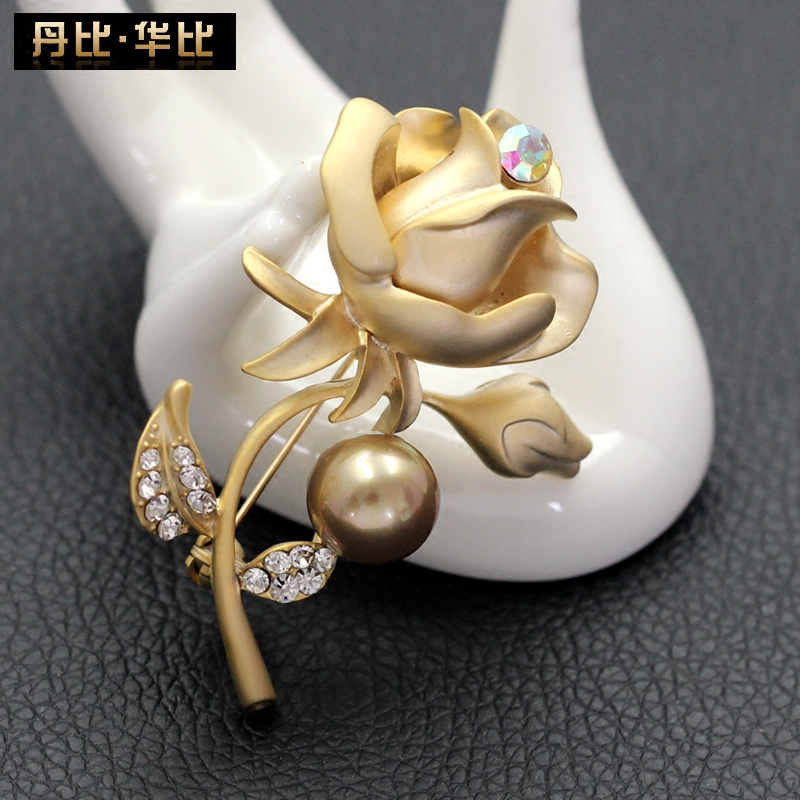 Broche femme en Zircon diamant - Ref 1173794 Image 4