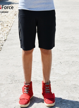 Ares＆Force高街kanye比伯同款男女五分裤FOG风格哈伦裤大码短裤