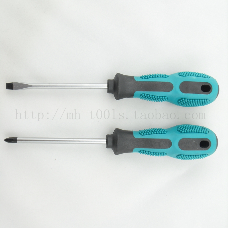 铭徽工具 按摩柄 起子 改锥 十字螺丝刀 一字螺丝刀 铬钒钢 CRV