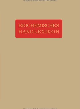 【预订】Biochemisches Handlexikon: VIII. Ban...