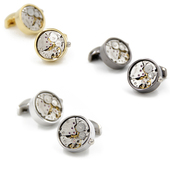 经典 袖 圆形手表机芯袖 钉男士 时尚 衬衫 扣袖 法式 口扣商务