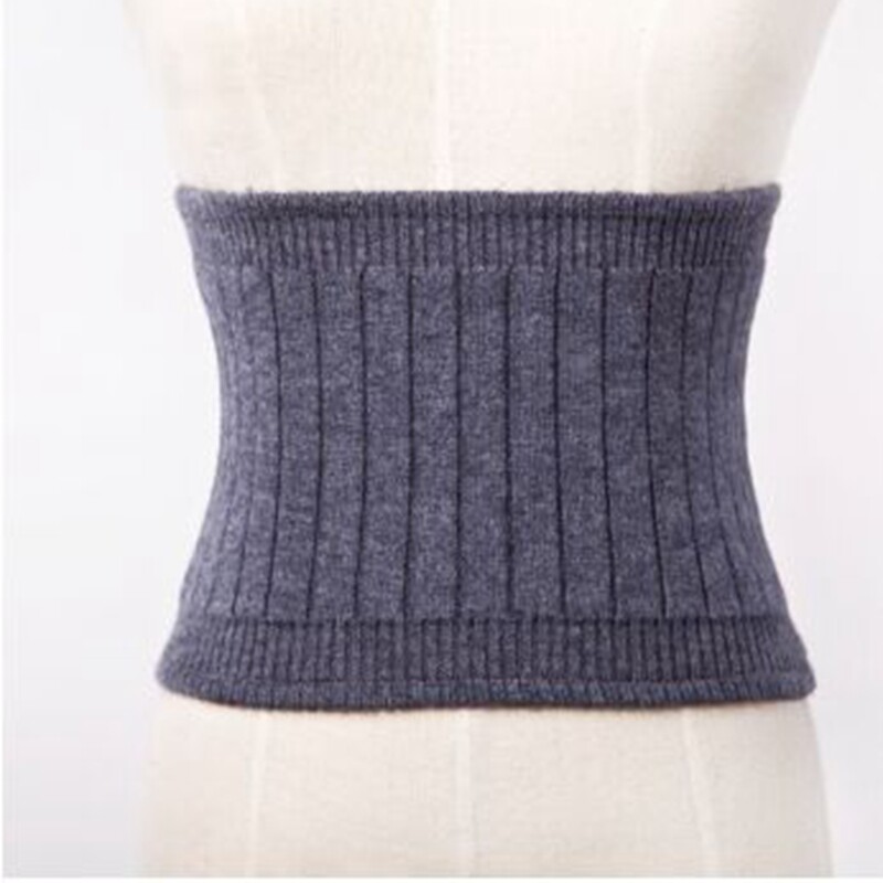秋冬保暖羊绒羊毛护腰带腰封 防风防寒护肚暖宫护胃针织男女包邮