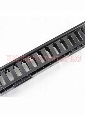 Compuduit网络跳线12档1U塑料理线架 机柜理线器cable management