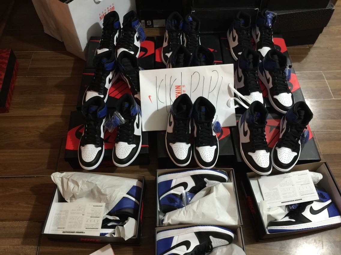 aj1 闪电 藤原浩 air jordan1 fragment 716371-040