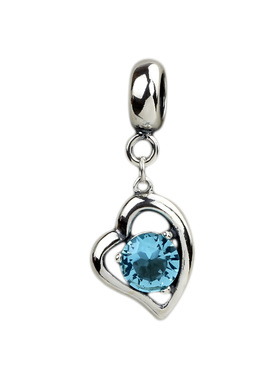 毕亨特欧美外贸热卖纯银心形吊坠