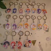 lovelive动漫周边钥匙扣南小鸟真姬绘里妮可同人Q版 挂件特价