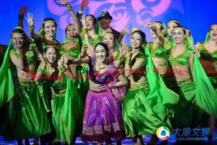 2015为颜老师设计制作 华丽绽放 鸿舞衣 颜学丽实拍代言