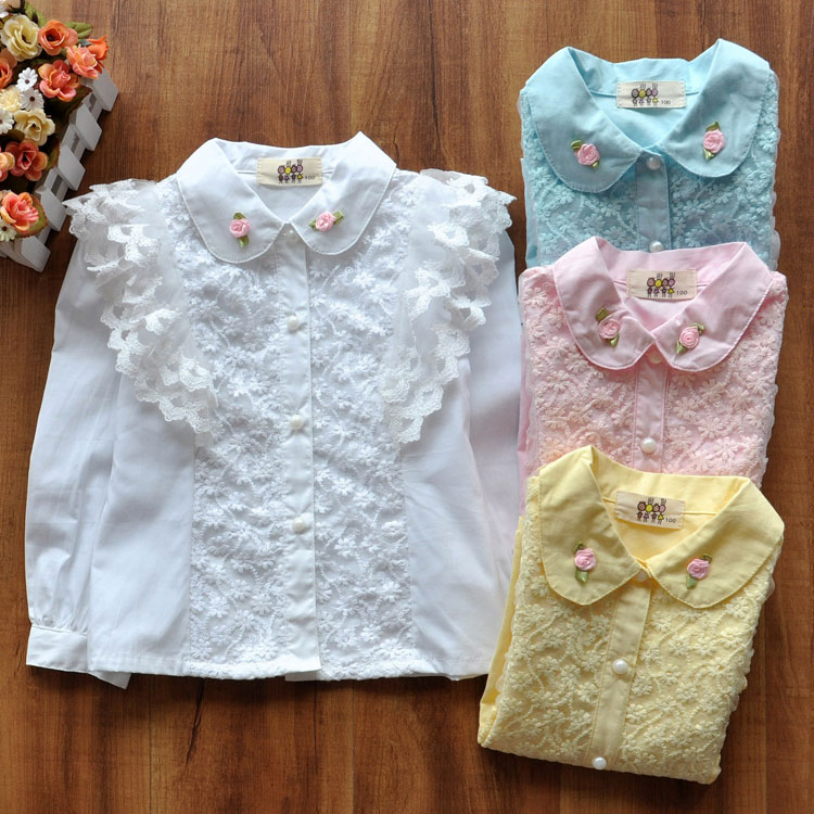 Chemise fille à manche longue - Ref 2088715 Image 1