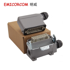 HDC-HA-016-01DB 16芯重载连接器 HA-016-1 HDC-HA-016-F/M