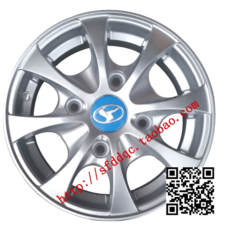 时风电动轿车GD04A/B铝合金轮毂 12寸轮胎锅子铝钢圈 整体轮圈