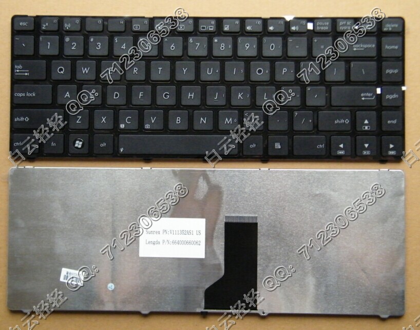 全新ASUS华硕 U80 U81 UL80 UL30 K42J U31J U32J 键盘