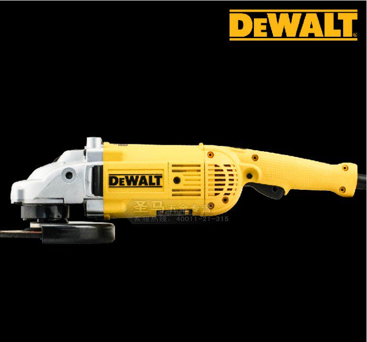 dewalt得伟 磨光机180mm 2000w 角磨机 抛光机 d28491-a9