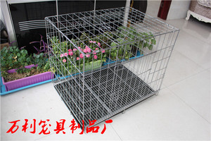 全国包邮狗笼子/加粗加重角钢折叠狗笼/宠物笼子大型犬中型犬狗笼
