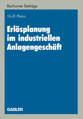 【预售】Erlosplanung Im Industriellen Anlagengeschaft