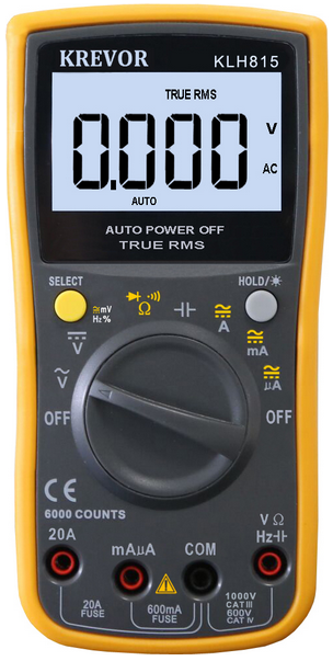 KREVOR过载保护数字万用表科力华KLH815手持汽车万用表KLH817