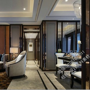 港台设计CAD施工图高清照片 风格 3D模型 新古典奢华梁志天港式 欧式