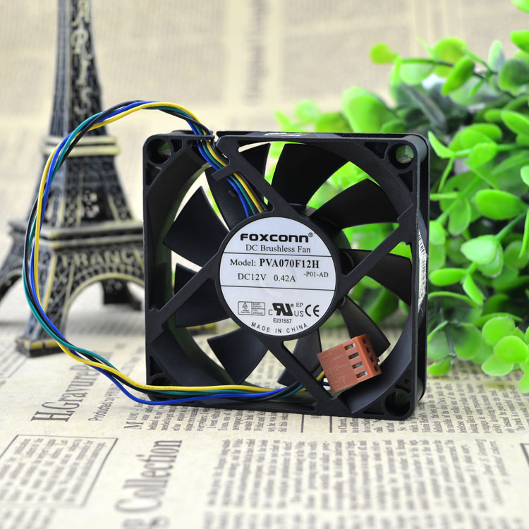 ¸»Ê¿¿µ FOXCONN PVA070F12H 12V 0.42A 7CM 7020 4ÏßPWM CPU·çÉÈ