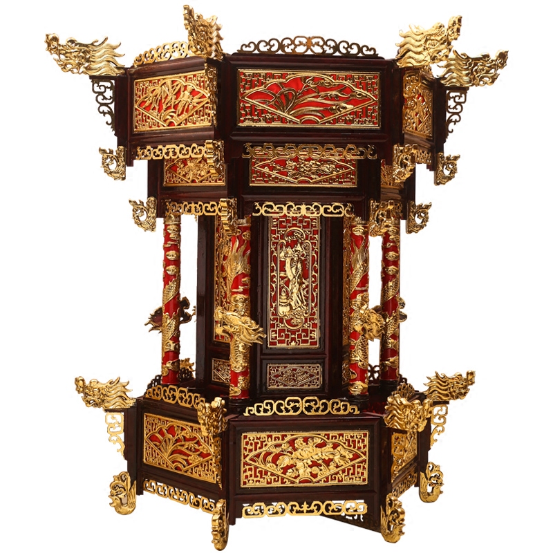 宫廷吊灯客厅餐厅中式吊灯木艺宫灯 吊灯古典灯羊皮宫灯寺庙宫灯
