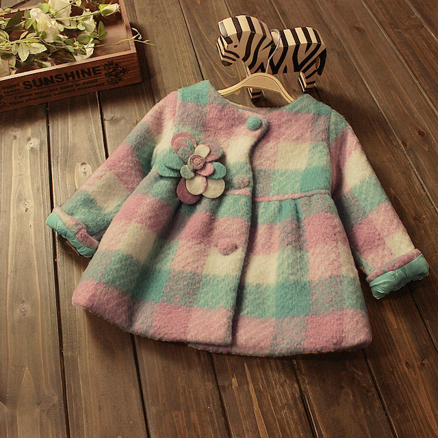 Manteau pour fille en laine - Ref 2162400 Image 1
