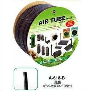 台湾雅柏UP 水族气管/风管/加氧气泵管/草缸CO2二氧化碳管 1米/黑