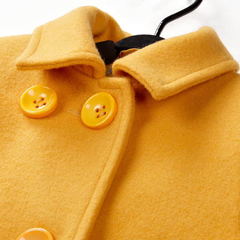 Manteau pour fille LUCKY EYE en laine - Ref 2161515 Image 3